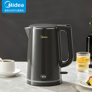 Bouilloire électrique Midea MK-SHE1521 en acier inoxydable, arrêt automatique, fonction maintien au chaud, capacité de 1,5 L - Product Image 1