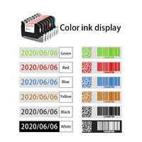 Impresora de Inyección de Tinta Manual Portátil para Cajas de Cartón, Bolsas de Plástico, Impresión de Fecha y Código de Lote, Portátil, 12.7mm, Alimentada por Batería