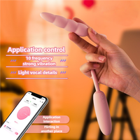 Bas prix portable double tête saut oeuf vibrateur 10 modèle vibrant oeuf balle vibrateur femmes jouets sexuels produits pour adultes