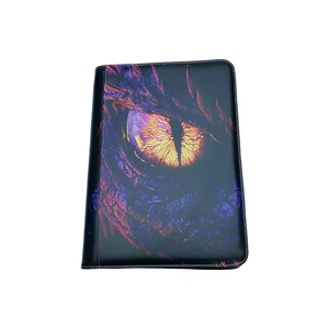 Album de collection de cartes à collectionner en cuir PU à 9 pochettes avec logo personnalisé, poche à chargement latéral pour cartes de baseball et classeur de cartes - Product Image 5