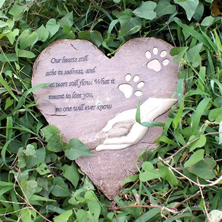 Custom Made Pet Memorial Stone - Custom Engraved Real Stone - Dog  Cat  Small Animal - Grave Marker/Headstone