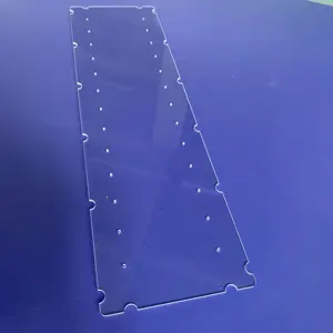 石英ガラスプレートUV光学透明薄い石英ガラスプレート