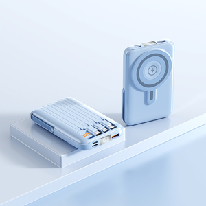 Chargeur sans fil avec câble intégré et affichage LED Power Bank - Product Image 4