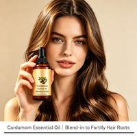 Huile Essentielle de Cardamome en Gros, Pressée à Froid, Extrait Pur de Plante, Huile pour Massage Corporel, Soins de la Peau et des Cheveux, Aromathérapie, Fabrication de Diffuseurs