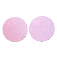 Vente en gros d'assiettes à gâteaux rotatives en plastique plateau tournant support de décoration de pâtisserie personnalisé tasse moulée facile à utiliser pour la cuisson boîte en PP