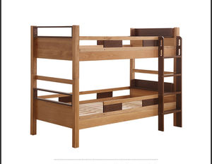 Diseño moderno Seguridad Bebé Haya Pino Madera Cama de noche <span class=keywords><strong>Cuna</strong></span> Gemelos Litera - Product Image 4