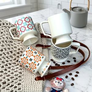 Hot Selling Vintage European Style Porcelain <b>Mug</b> Floral Pattern High Temperature Resistant Microwave Safe Handle Cup Gift <b>Box</b> - Product Image 5