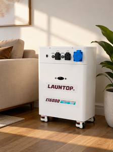 Launtop E16000 16kwh Solar <b>Battery</b> Stackable Hybrid Grid 6500w 9000w Mppt Off-grid Grid-tie <b>Ups</b> System E16000 16kwh Massive - Product Image 6