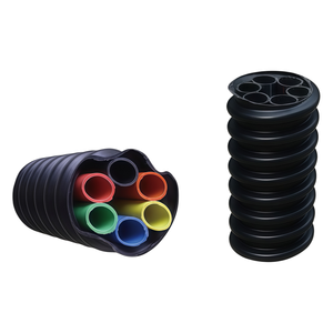 Conduit de <span class=keywords><strong>Fibre</strong></span> <span class=keywords><strong>Optique</strong></span> Corrugué en PEHD Souterrain à 6 Voies avec 6 Sous-Conduits Intérieurs pour Système Réseau FTTH - Product Image 2