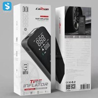 Gonfleur de pneus électrique numérique haute pression 7.4V Compresseur d'air portable Pompe à air électrique pour pneus de voiture Gonfleur de pneus de voiture