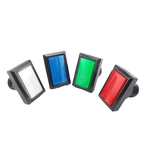 สวิตช์ปุ่มพลาสติกเรืองแสงรูปสี่เหลี่ยมผืนผ้า 50x33 มม. พร้อมไมโครสวิตช์สำหรับเครื่องเล่นเกม - Product Image 5