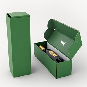 Nhà máy cung cấp tùy chỉnh kích thước vận chuyển thư rượu vang hộp sóng bao bì 2 chai rượu vang hộp - Product Image 2