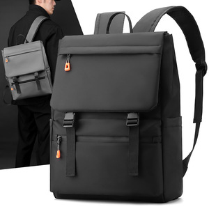 Custom Factory Custom Logo Shoulder Stock Waterproof Simple Design Usb Business Travel <b>Laptop</b> <b>Roll</b> <b>Top</b> <b>Backpack</b> - Product Image 1