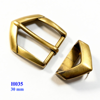 Ensemble de boucles de ceinture de style western cowboy 25 mm pour ceintures en cuir