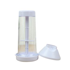 Tamis à farine portable écologique avec logo personnalisé, avec gobelet rotatif, gobelet à mélanger la farine en plastique, gadget de pâtisserie pour la cuisine - Product Image 5