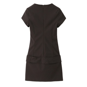 ZZB Best Selling European American Style Mini <b>Dress</b> Trendy Versatile Casual Comfortable Design With Waist Belt - Product Image 1