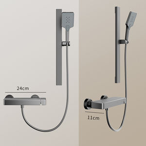 Ensemble de douche à pression moderne avec mélangeur d'eau chaude et froide, montage mural, douche à main pour salle de bain, robinet de <span class=keywords><strong>baignoire</strong></span> - Product Image 5