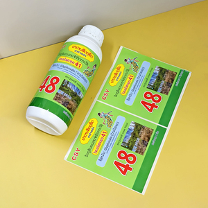 Etichette Adesive in Vinile Impermeabili per Imballaggio di Erbicidi, Pesticidi e Fertilizzanti Agricoli a Prezzo di Fabbrica - Product Image 2