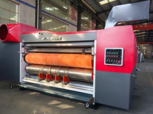 Chi phí thấp tấm các tông sóng máy in máy bán tự động <span class=keywords><strong>carton</strong></span> hộp bánh Pizza in khía die-cắt máy móc - Product Image 4