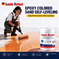Revêtement de sol auto-nivelant antidérapant en époxy liquide transparent imitation marbre écologique, couleur personnalisée, pour la vente en gros