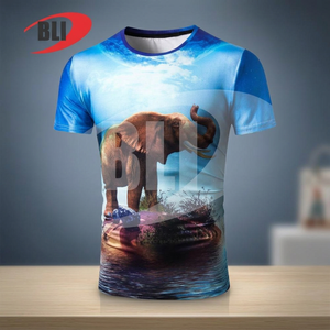 Professional Manufacturing Sublimation <b>Men's</b> <b>T</b>-<b>Shirt</b> 100% Polyester Anti-Wrinkle Quick Dry Short Sleeve Casual Promotional - Product Image 3
