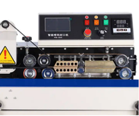 Machine de scellage de sacs avec impression jet d'encre intelligente pour la date de péremption, scelleuse à bande continue pour l'emballage de sacs en plastique