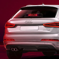 2025 nouveau produit P4.6-7 * 50 usine d'affichage à LED rouge unique Rotation automatique à 360 degrés de l'écran de barre de voiture multilingue