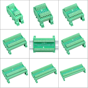 Módulo de distribución de resistencia de montaje en riel DIN de 9 canales 10R a 10 M Ohm 1/4W Placa de ruptura de resistencia - Product Image 5