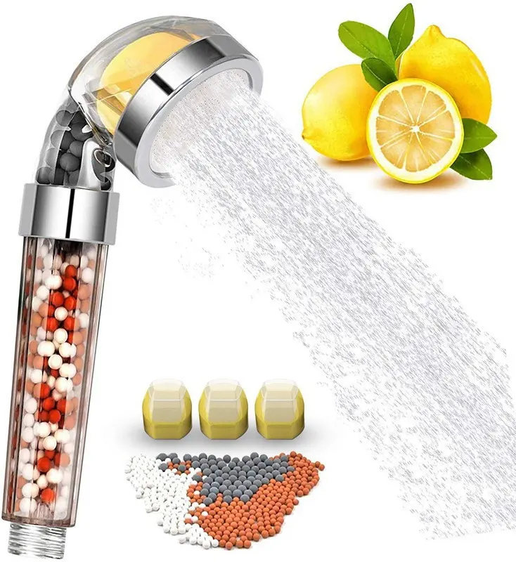 Premium-Qualität Mineral dusche Ionic Hand brause kopf Vitamin C Hart wasserfilter Dusch kopf