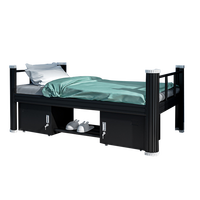 Lit simple en métal, mobilier moderne et durable, gain de place, vente chaude