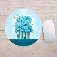 Harga murah disesuaikan Transfer cetak 20cm * 20cm bentuk bulat Mouse Pad
