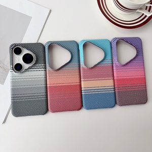 หรูหราคาร์บอนไฟเบอร์เคสโทรศัพท์แม่เหล็กสำหรับหัวเว่ย ปูร่า 90 โปรแม็กซ์ P80Pro P70Pro ไร้สายชาร์จฝาครอบป้องกันแบบแข็ง - Product Image 2