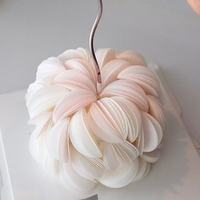Pétales de papier de riz comestible Wohua circulaires de 3,8 cm et 5 cm pour la décoration de gâteaux d'anniversaire