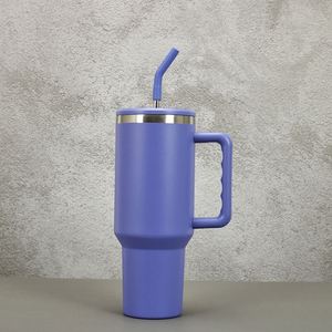 Gobelet de voyage isotherme H3.0 avec poignée, 40 oz, couvercle et paille, antidérapant, OEM ODM, marque personnalisée - Product Image 2