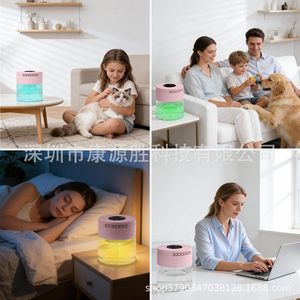 Small Humidifier For <b>Home</b> Bedroom Quiet Operation USB Powered 1.0-2.5L Water Tank <b>Essential</b> Oil Mist Free Air Conditioning Room - Product Image 4