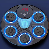 Máquina DE BOXEO DE MÚSICA inteligente, logotipo personalizado, precio barato, inalámbrico, Usb, montado en la pared, eléctrico, Rgb, tren, velocidad, simulador de boxeo, objetivo