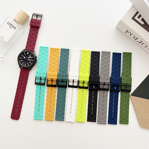 AiBangJia <span class=keywords><strong>Bracelet</strong></span> de montre de luxe pour hommes et femmes <span class=keywords><strong>Bracelet</strong></span> de montre en silicone pour Samsung <span class=keywords><strong>Galaxy</strong></span> <span class=keywords><strong>Watch</strong></span> 7 6 5 4 <span class=keywords><strong>3</strong></span> - Product Image 3