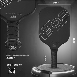 USAPA Approved Aluminum Pickleball <strong>Set</strong> with 2 <strong>Pickle</strong> Ball Rackets 4 Pickleball Balls 1 Pickleball <strong>Paddle</strong> Eraser 2 Grip Tapes - Product Image 2