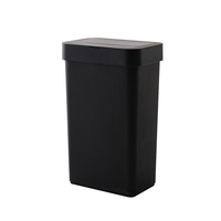 ELPHECO Poubelle à capteur de grande capacité 50L en plastique PP + ABS Poubelle électronique intelligente pour bureau et usage domestique debout