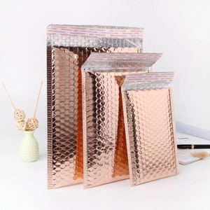 Túi Bao Bì Bong Bóng Có Đệm Màu Vàng Hồng Tùy Chỉnh Có MOQ Thấp - Product Image 1