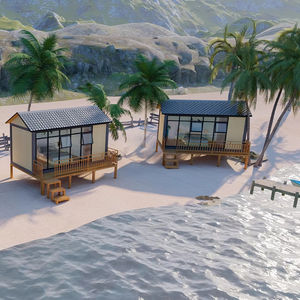 Maisons préfabriquées modernes en acier en gros avec des fenêtres en verre, durables, à montage rapide, design respirant pour l'utilisation en appartement ou en hôtel - Product Image 4