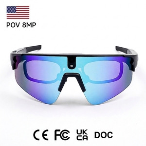 แว่นตาอัจฉริยะ US Stock 2026 L805 POV AI พร้อมกล้อง 8MP บันทึกวิดีโอ สำหรับปั่นจักรยานกลางแจ้ง แว่นกันแดดอัจฉริยะ พร้อมระบบแปลภาษา AI และเครื่องเล่นเพลง - Product Image 1
