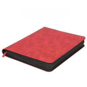 Deluxe 4 Grille PU Cuir Toploader Binder Hard Card Album Holder pour <span class=keywords><strong>Pokemon</strong></span> TCG MTG PTCG Game Sports and Collectible Cards - Product Image 2