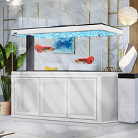 Aquarium en verre de grande taille pour poissons vivants, grand aquarium, aquariums pour poissons marins, aquaculture, neuf