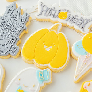 Stampo per Biscotti 3D Ecologico a Forma di Fantasma, Zucca e Castello di <span class=keywords><strong>Halloween</strong></span>, in Acrilico per Alimenti, per Decorazione Torte - Product Image 4