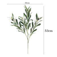 Ranting Zaitun Buatan dengan Buah dan Daun Sutra, Tanaman Palsu 30cm-100cm, Dekorasi Dalam & Luar Ruangan, Pernikahan, Rumah, Kafe, Balkon