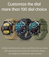 Reloj Inteligente Deportivo K56 Pro con Pantalla Táctil Resistente, Ultra Impermeable, a Prueba de Polvo y Corrosión, para Exteriores