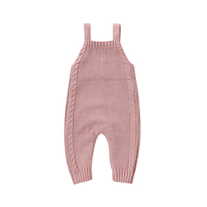 MIMIXIONG Combinaison à bretelles unisexe pour bébé de 0 à 24 <span class=keywords><strong>mois</strong></span>, couleur unie, boutique, acrylique, vêtements pour bébé garçon et fille, barboteuse - Product Image 5