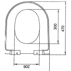 T3001 Cubierta de asiento de inodoro Material Blanco Personalización popular Fabricante - Product Image 3
