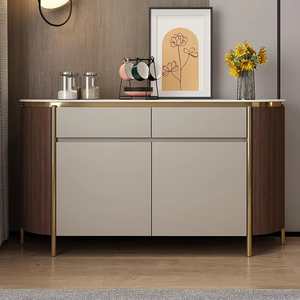 <span class=keywords><strong>Aparador</strong></span> Moderno de Lujo Ligero de Madera Maciza para Sala de Estar, Mueble para el Hogar de Villa - Product Image 1